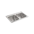 Sterling Middleton 33X22X8 Dbl Equal Sink 14708-3-NA